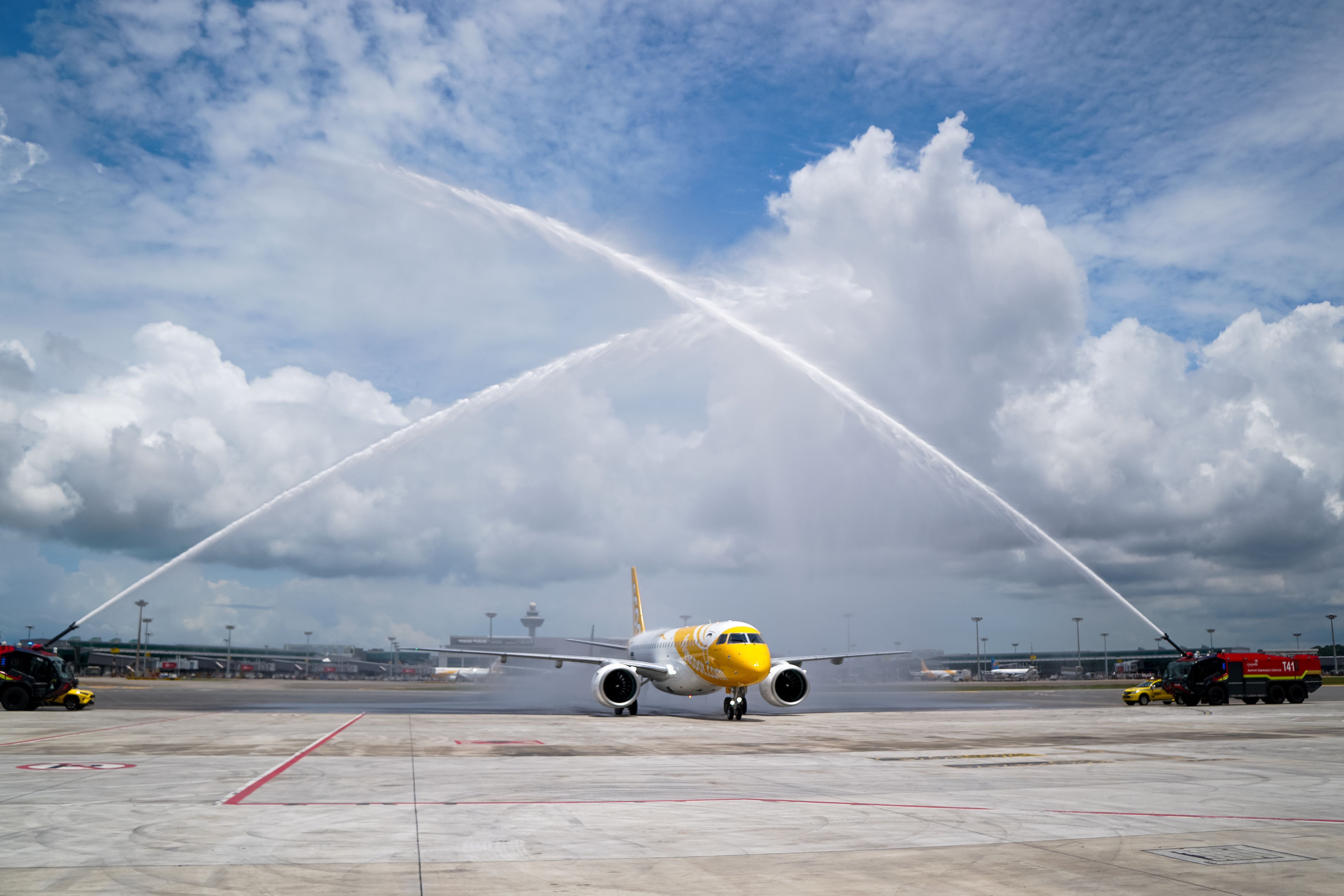 Scoot Embraer E190-E2 Jet 7-Country Magical Mystery Ferry Flight