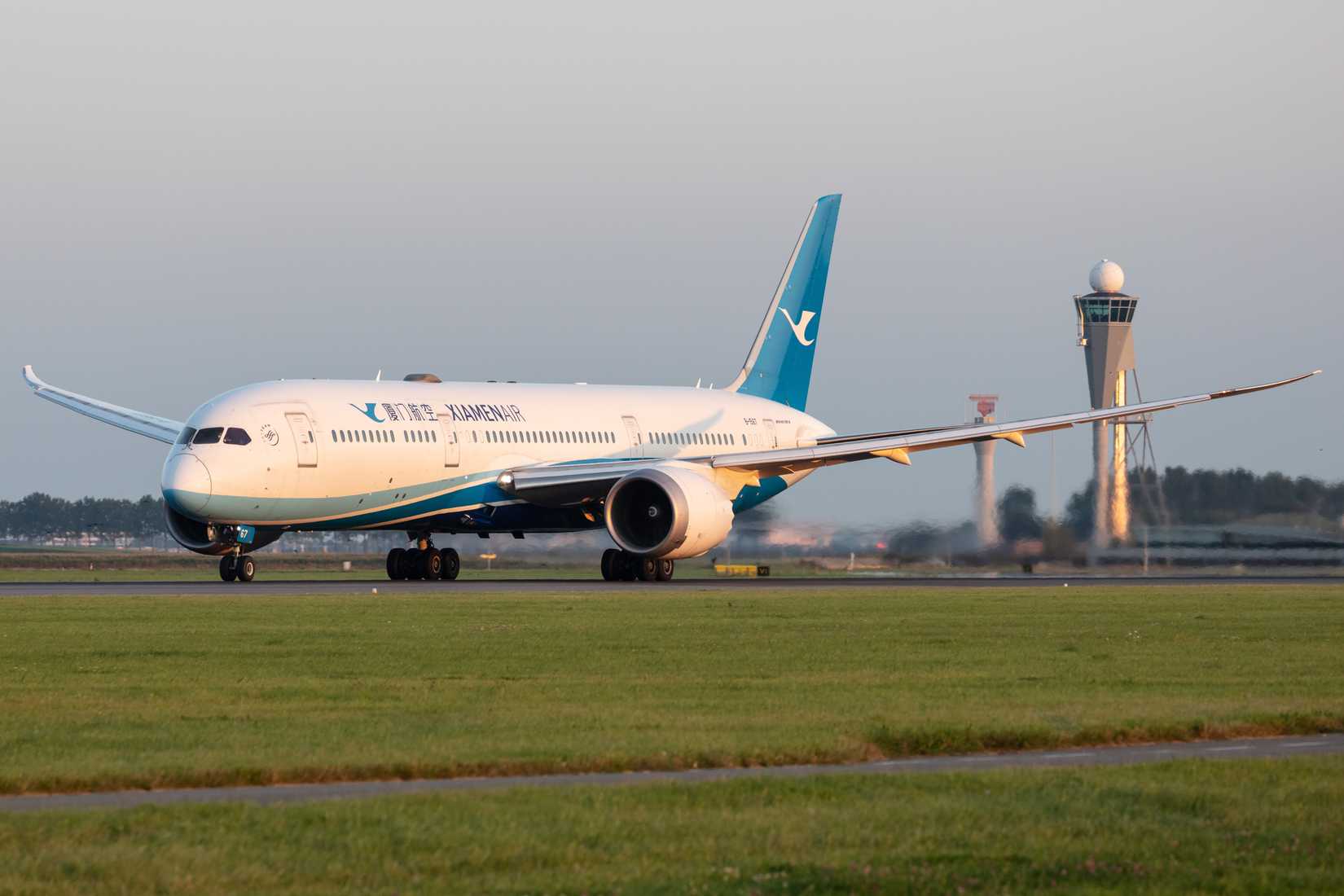 Xiamen Air Boeing 787 At Amsterdam Schiphol