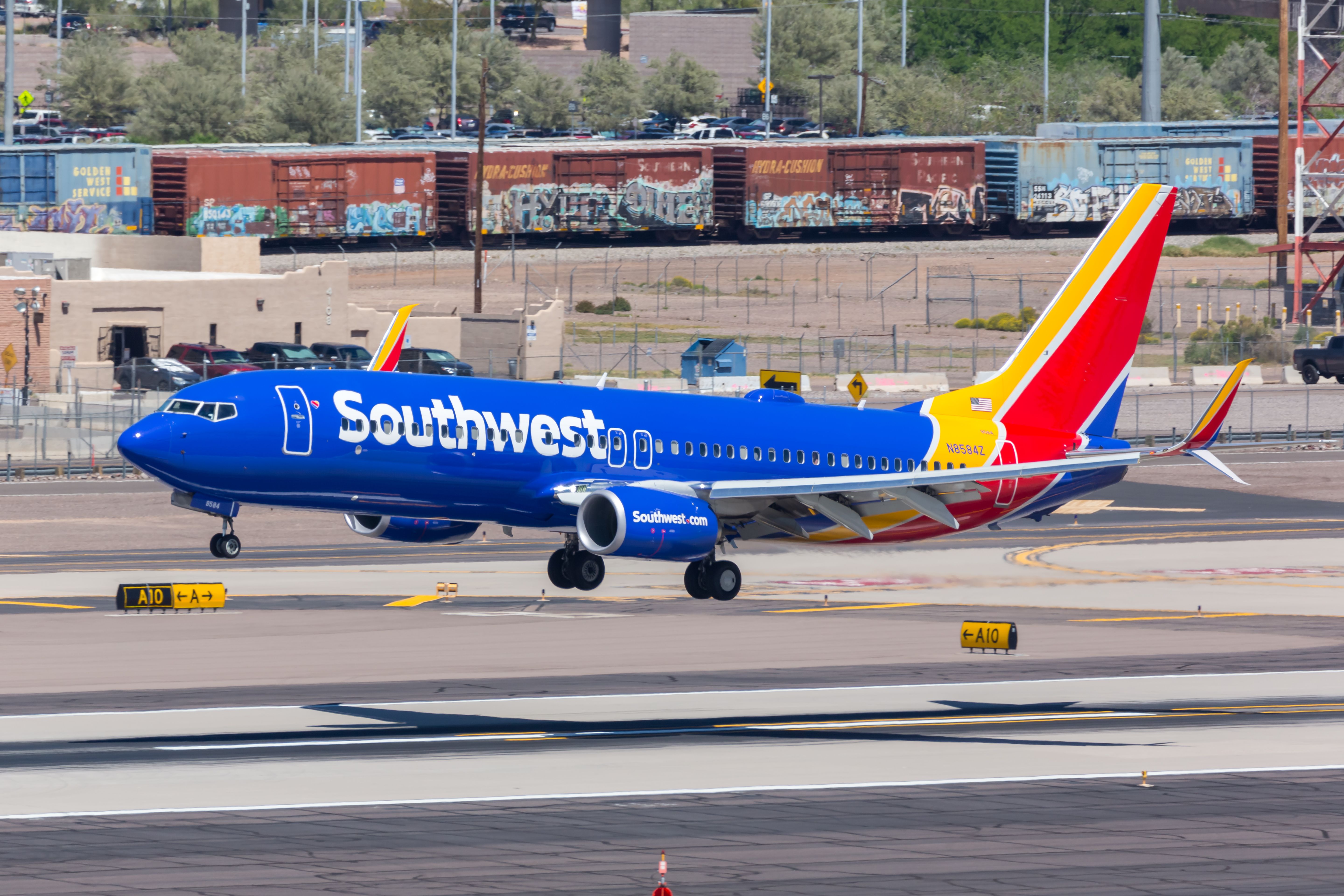 Southwest Airlines Boeing 737 Engine Fire Grounds Flight From Lubbock to Las Vegas