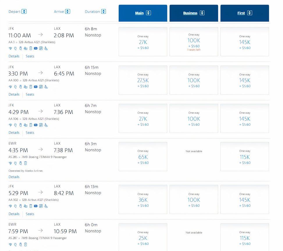 How Many AAdvantage Miles Do You Need For A Free Flight On American ...