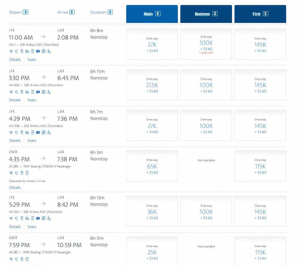 Example For Mile Simple How Many AAdvantage Miles Do You Need For A Free Flight On American ...