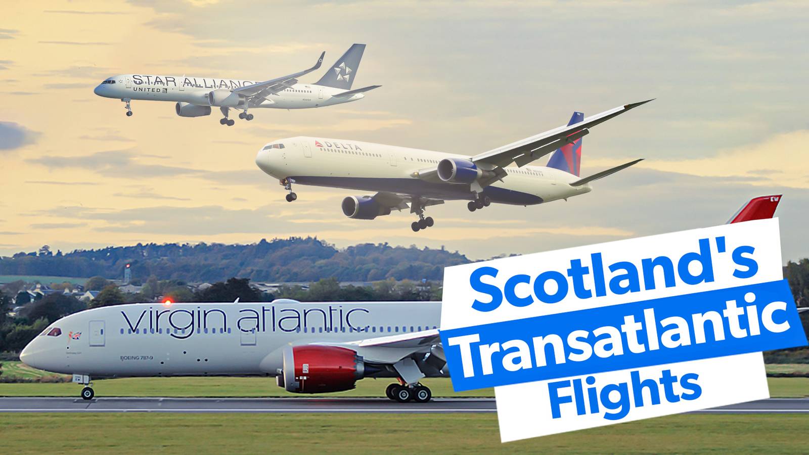Transatlantic Fly Which Airlines Operate The Most Transatlantic Flights To & From Scotland?