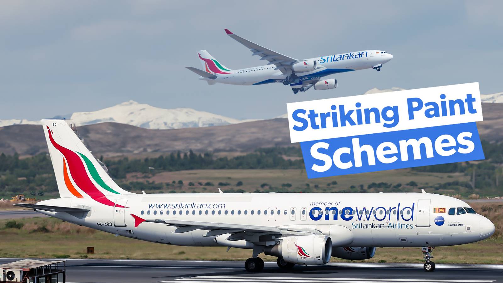 A Look at SriLankan Airlines' Various Special Liveries