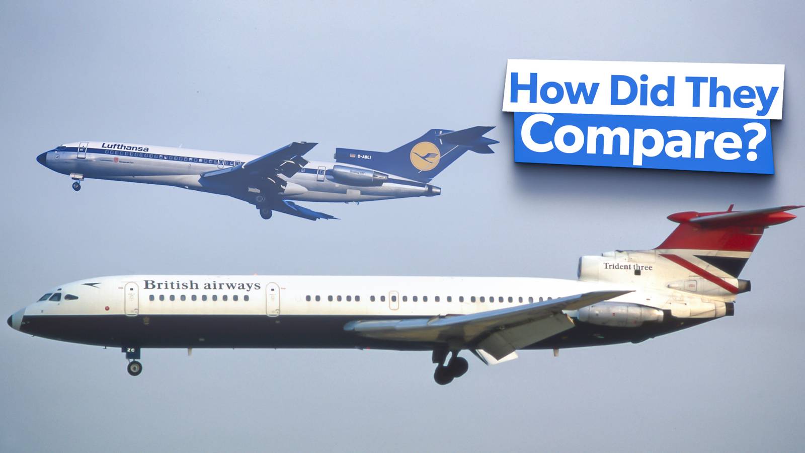 Early Trijets: How Did The Hawker Siddeley Trident Compare To The Boeing 727?