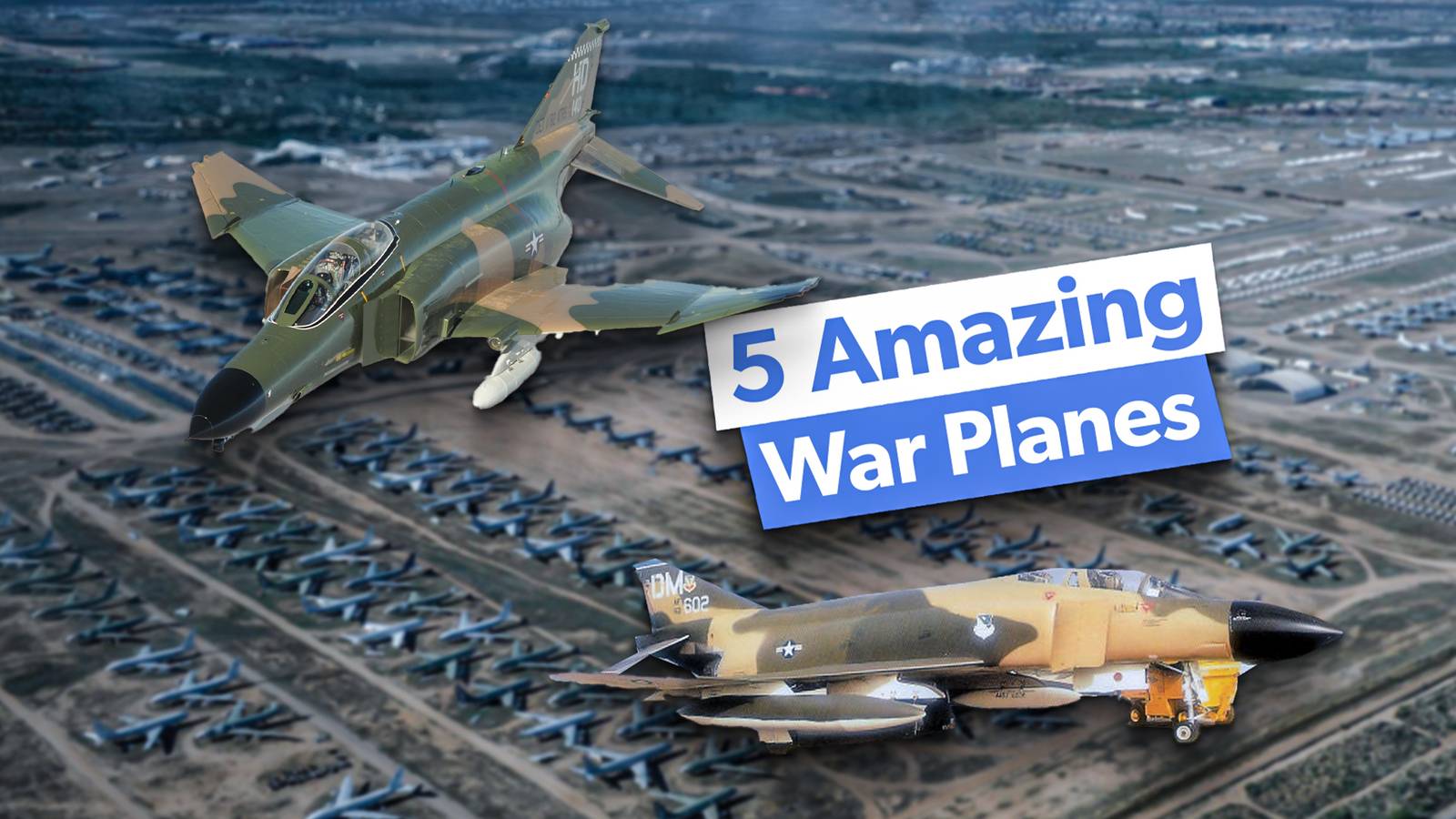 5 Amazing War Planes At The Largest Aircraft Boneyard In The World