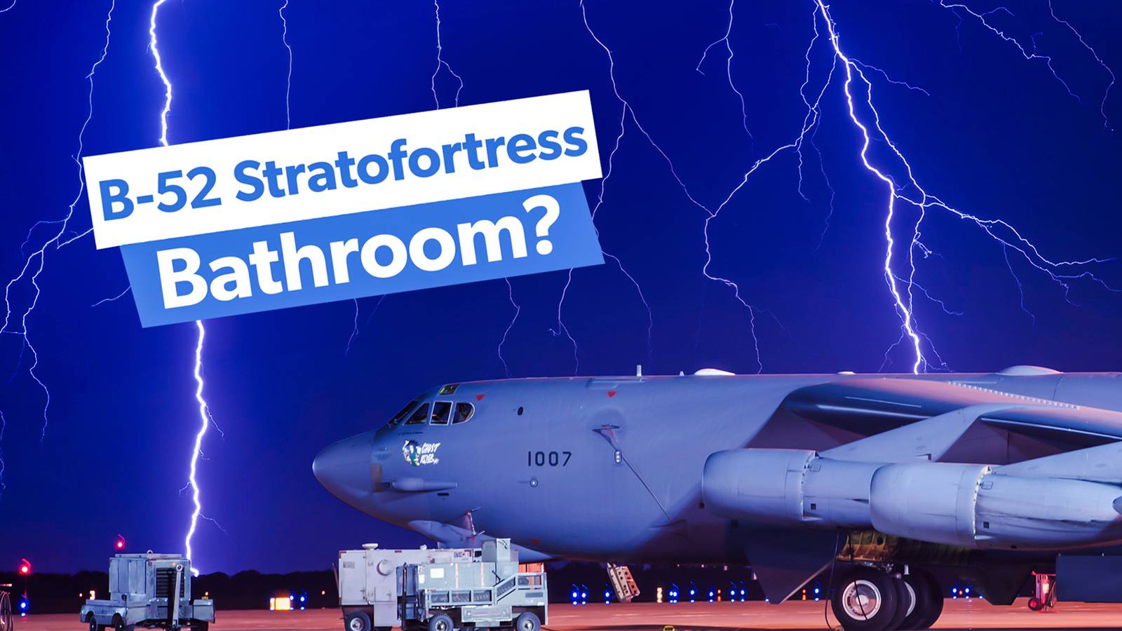 Is There A Bathroom In The B-52 Stratofortress?