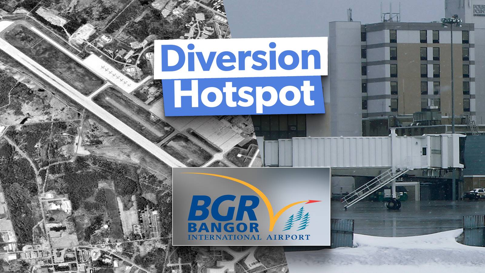 Why Does Maine's Bangor International Airport Handle So Many Diverted Flights?
