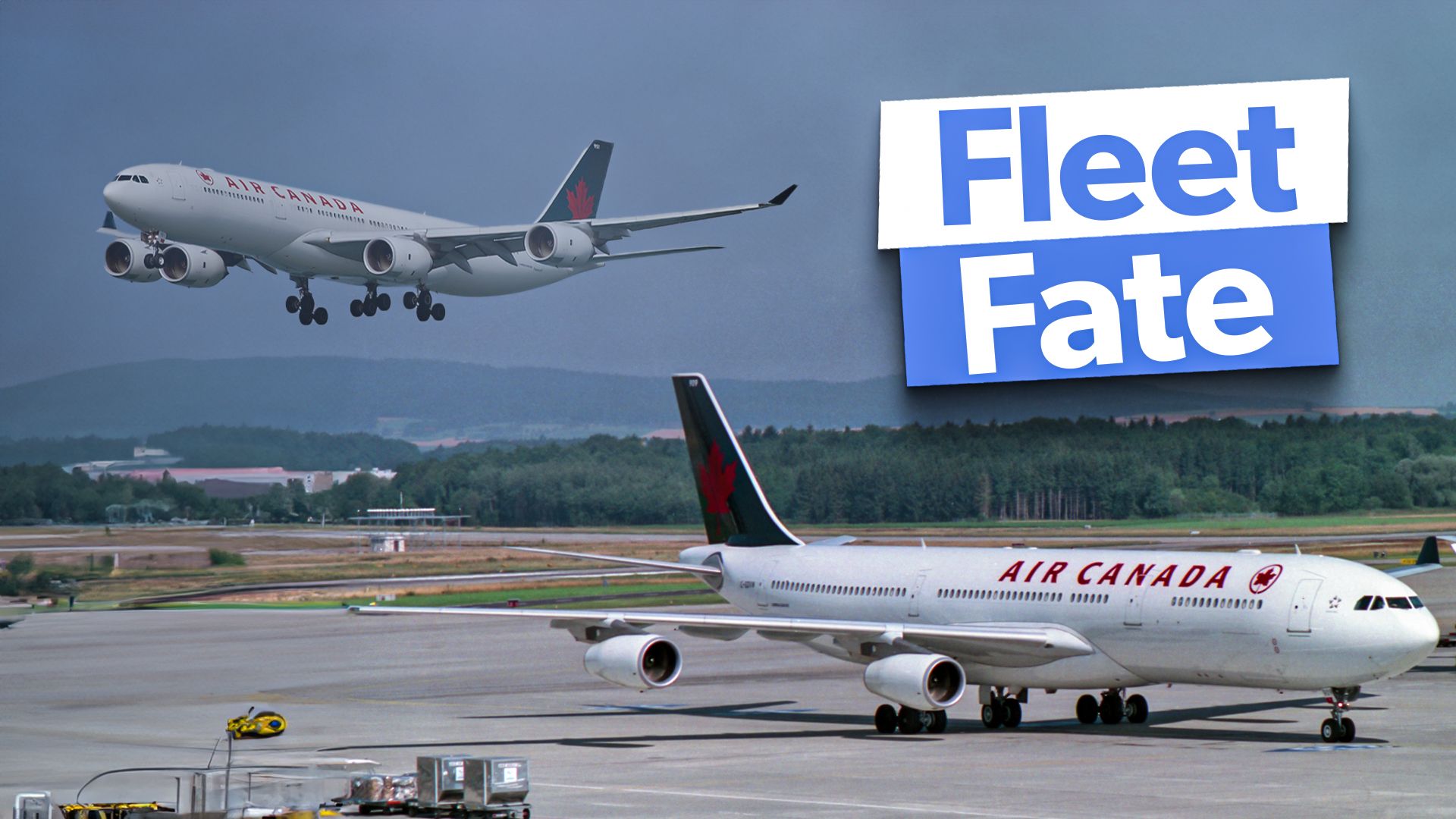 AIR  エアカナダ A340-500 航空機モデル What Happened To Air Canada's Airbus A340s?