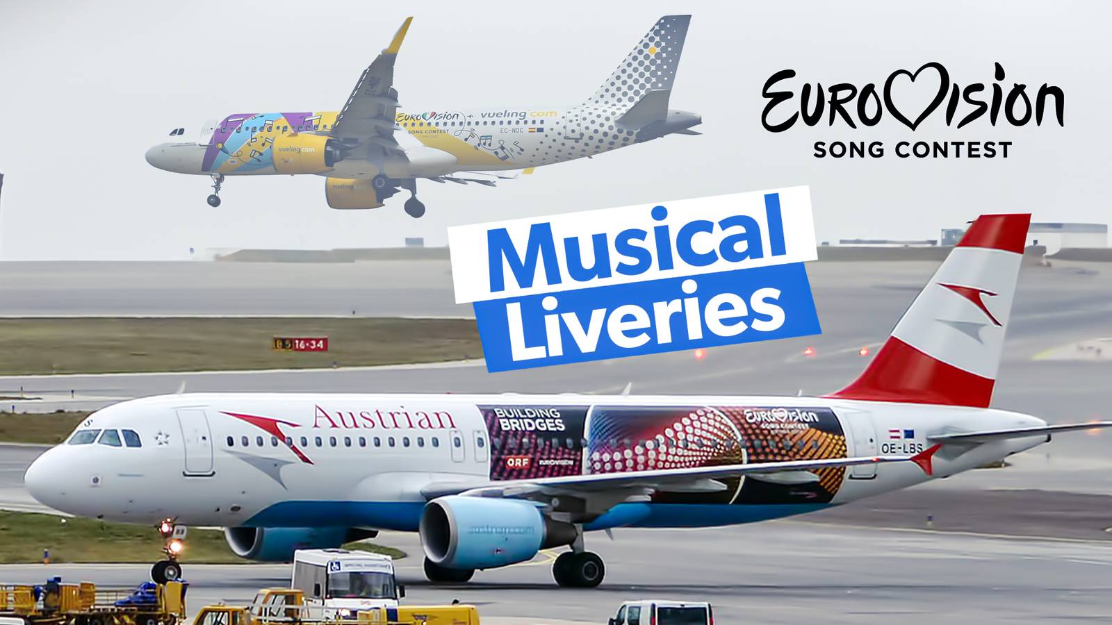 Showtime: A Look At Some Of The Best Eurovision-Themed Airline Liveries From Over The Years