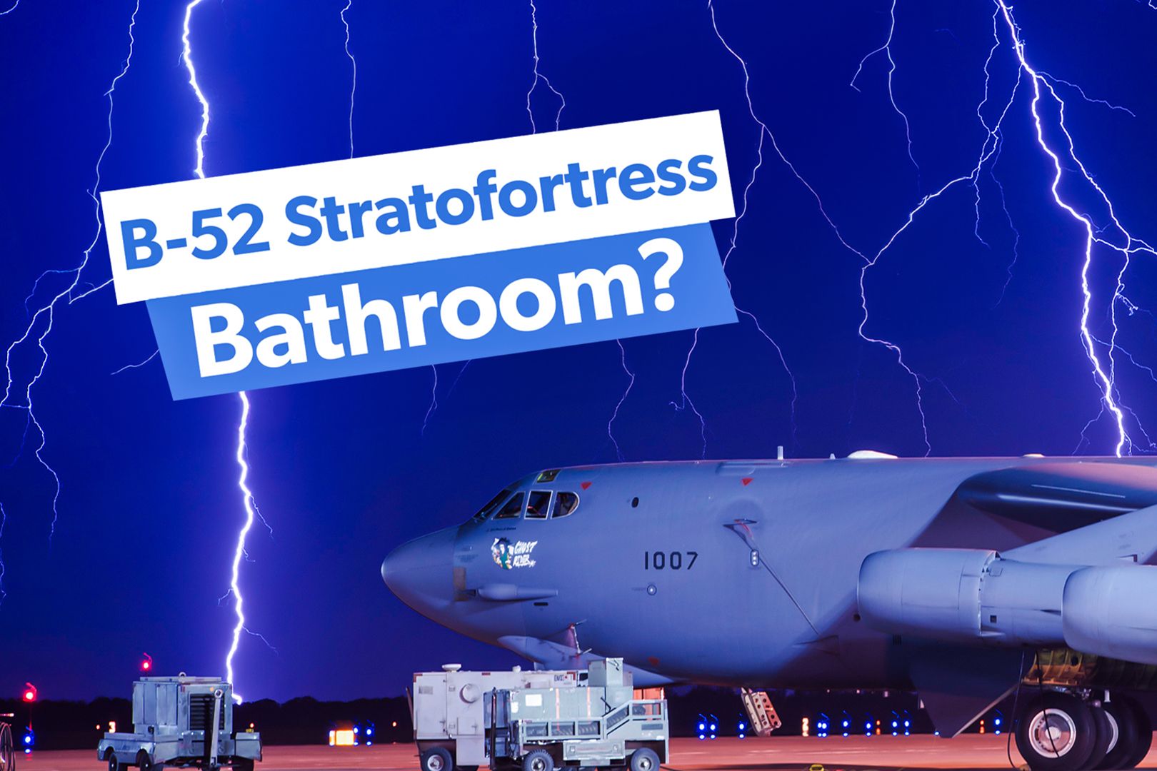 Is There A Bathroom In The B-52 Stratofortress?