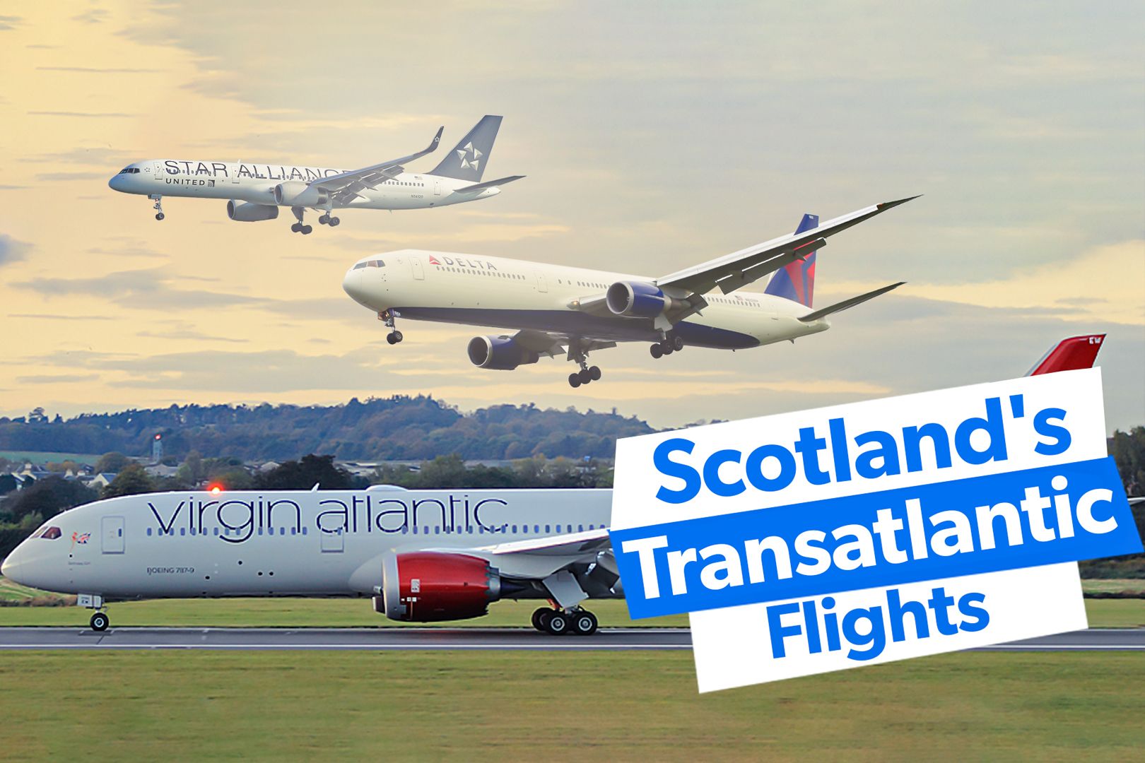 Which Airlines Operate The Most Transatlantic Flights To & From Scotland?