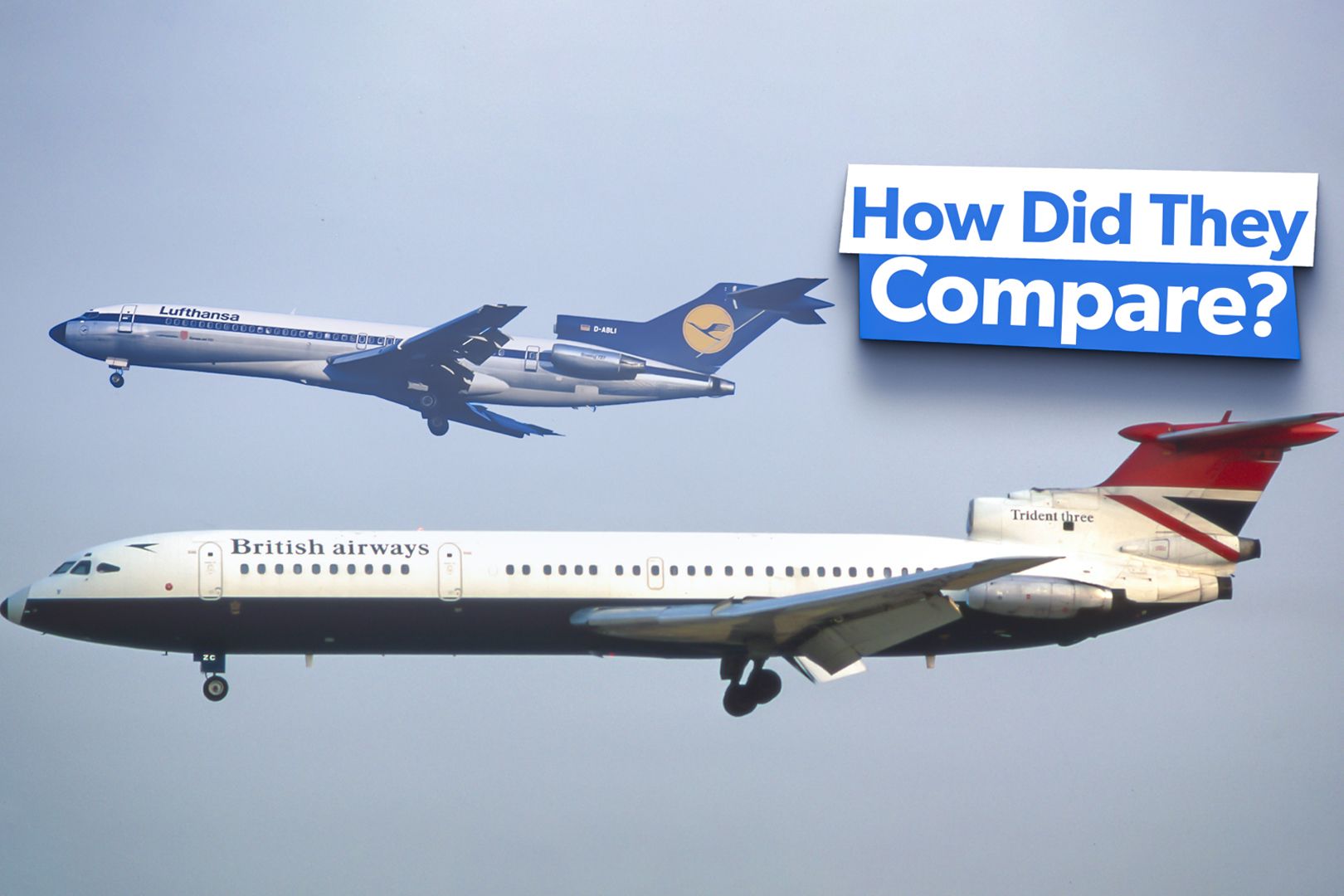 Early Trijets: How Did The Hawker Siddeley Trident Compare To The Boeing 727?