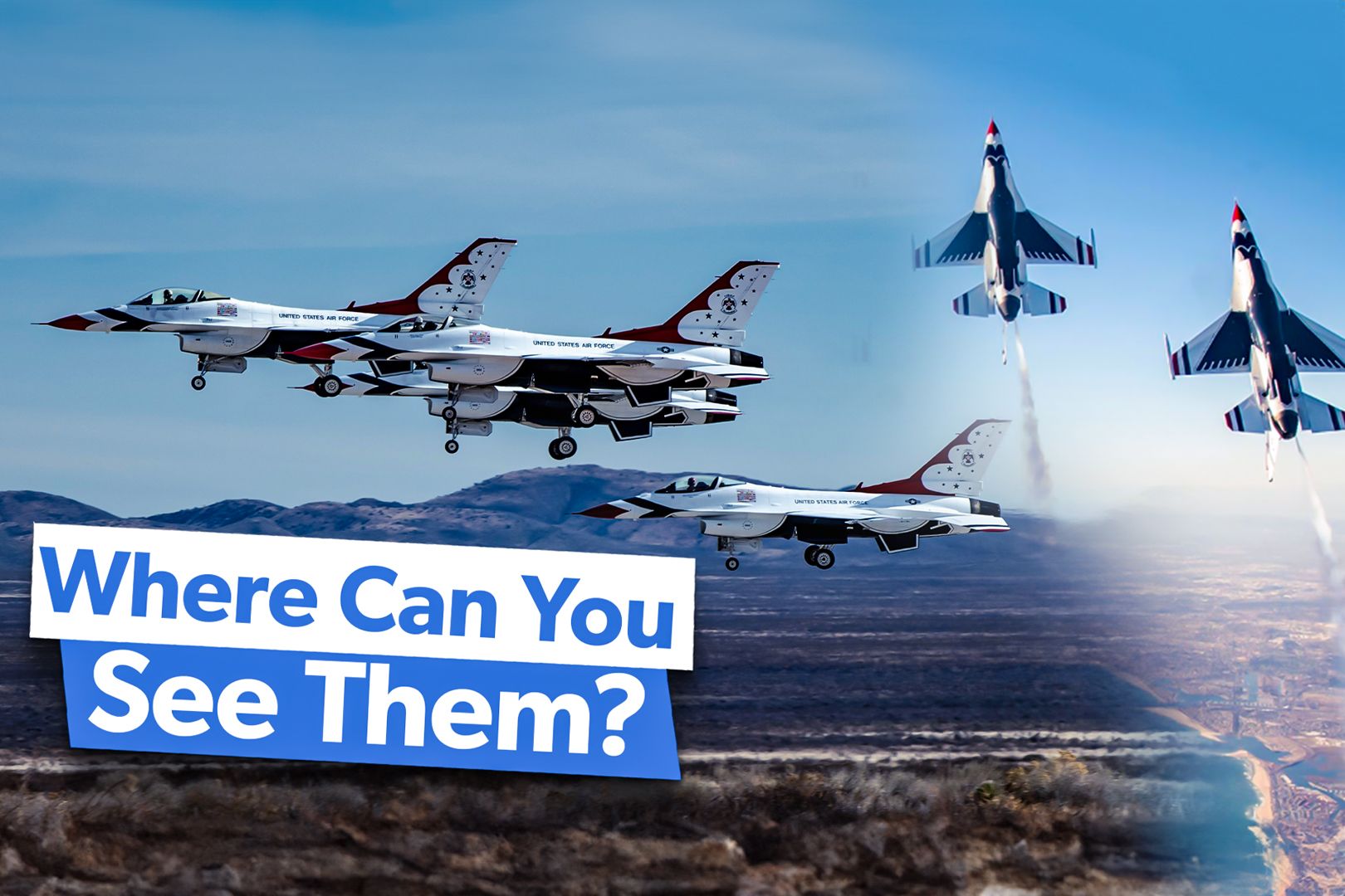 Where Can You See The USAF Thunderbirds Performing In 2024?