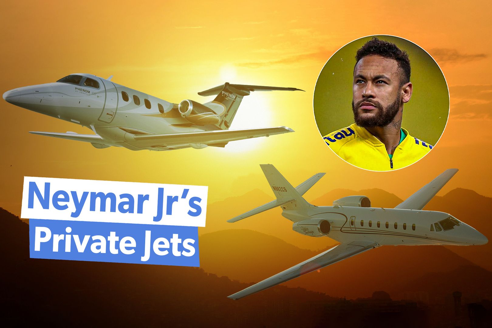 Neymar's Private Jets: A Look At His Small Fleet Of Aircraft