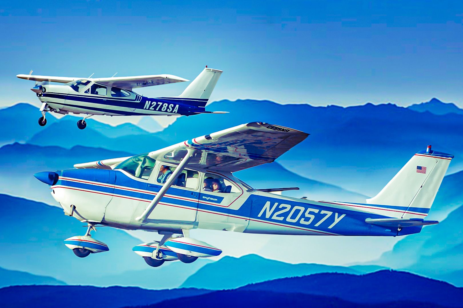 Propeller Aircraft: 3 Cessna Single Engine Variants