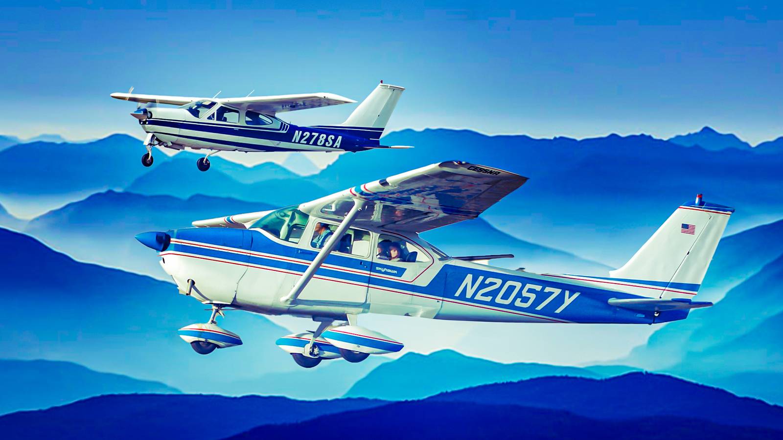 Propeller Aircraft: 3 Cessna Single Engine Variants