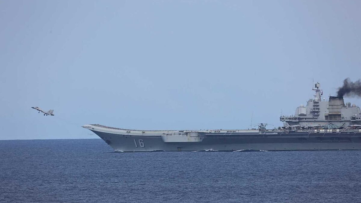 Tensions Rise After Chinese Aircraft Carrier Group Sails Through Taiwan Strait