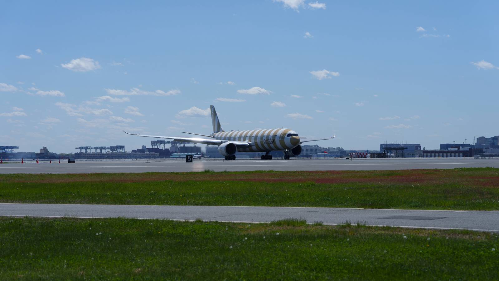 Condor's New Airbus A330neo Lands In Boston Ahead Of Summer Rush