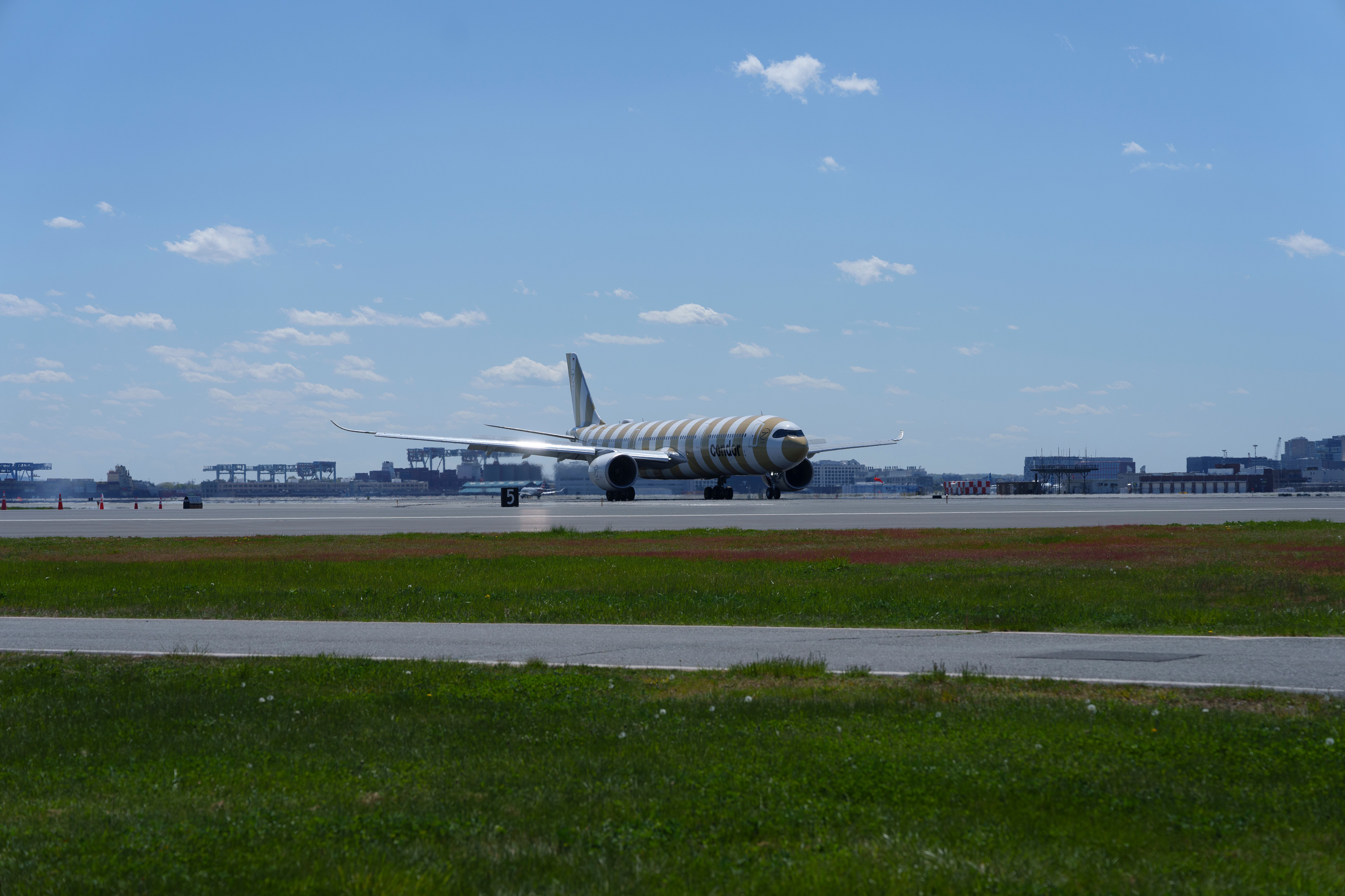 Condor's New Airbus A330neo Lands In Boston Ahead Of Summer Rush