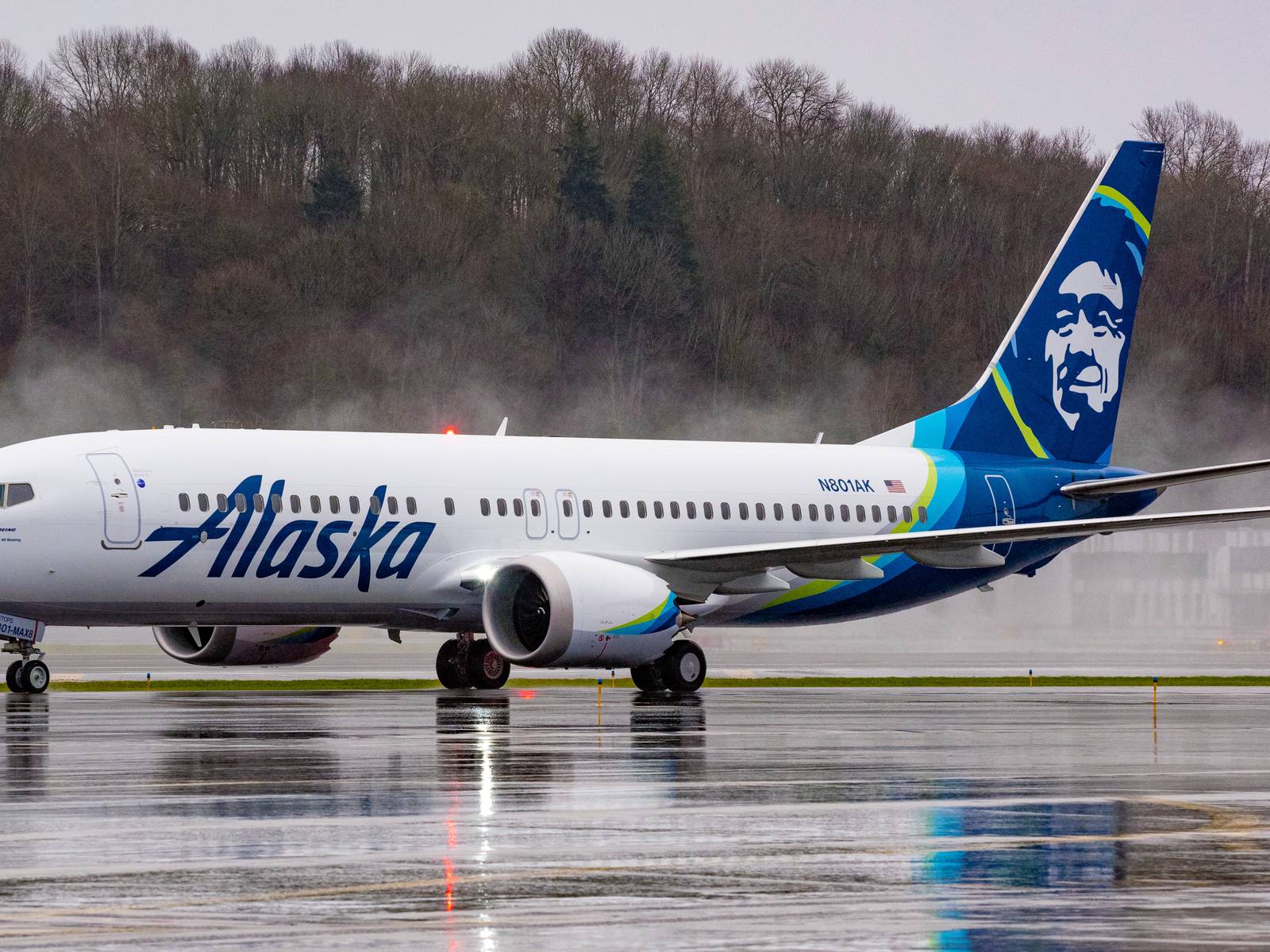 Alaska Airlines Boeing 737 MAX 8 Grounded After Deer Strike During  display picture 1