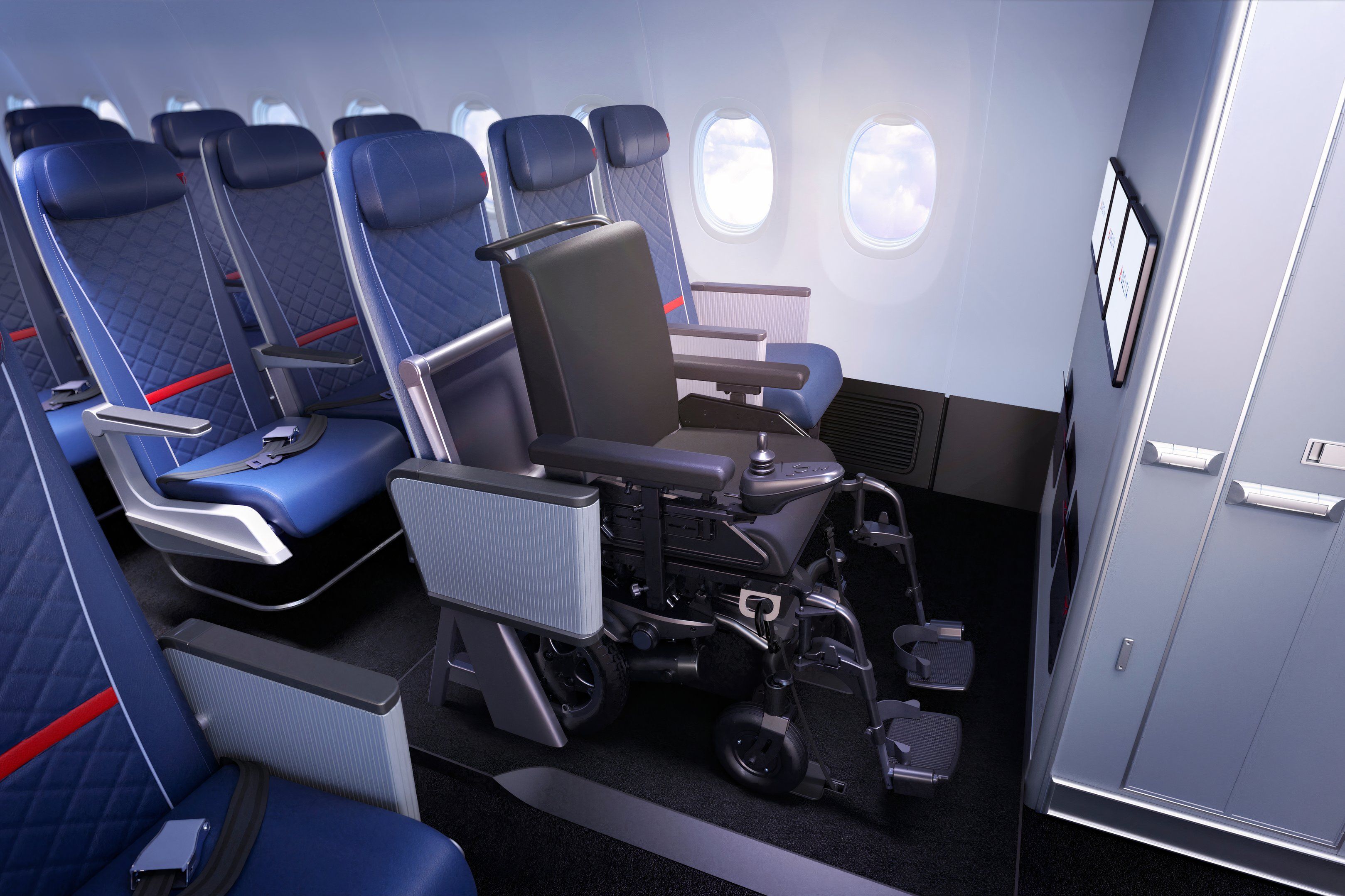 Delta Air Lines' New Convertible Seat Lets Passengers Fly With Their Wheelchairs