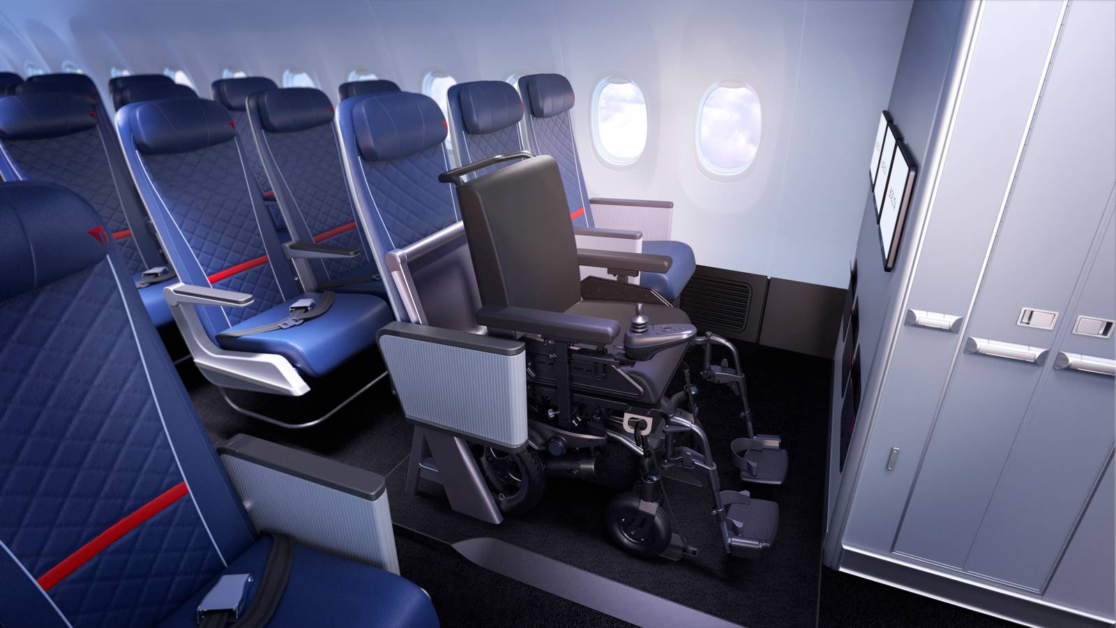 Delta Air Lines' New Convertible Seat Lets Passengers Fly With Their Wheelchairs