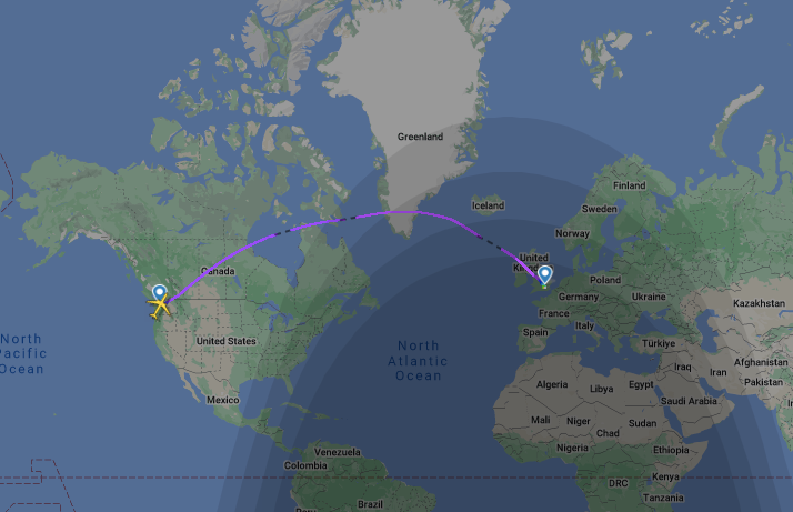 Transatlantic Fly Why Do Transatlantic Flights Pass Over Greenland?