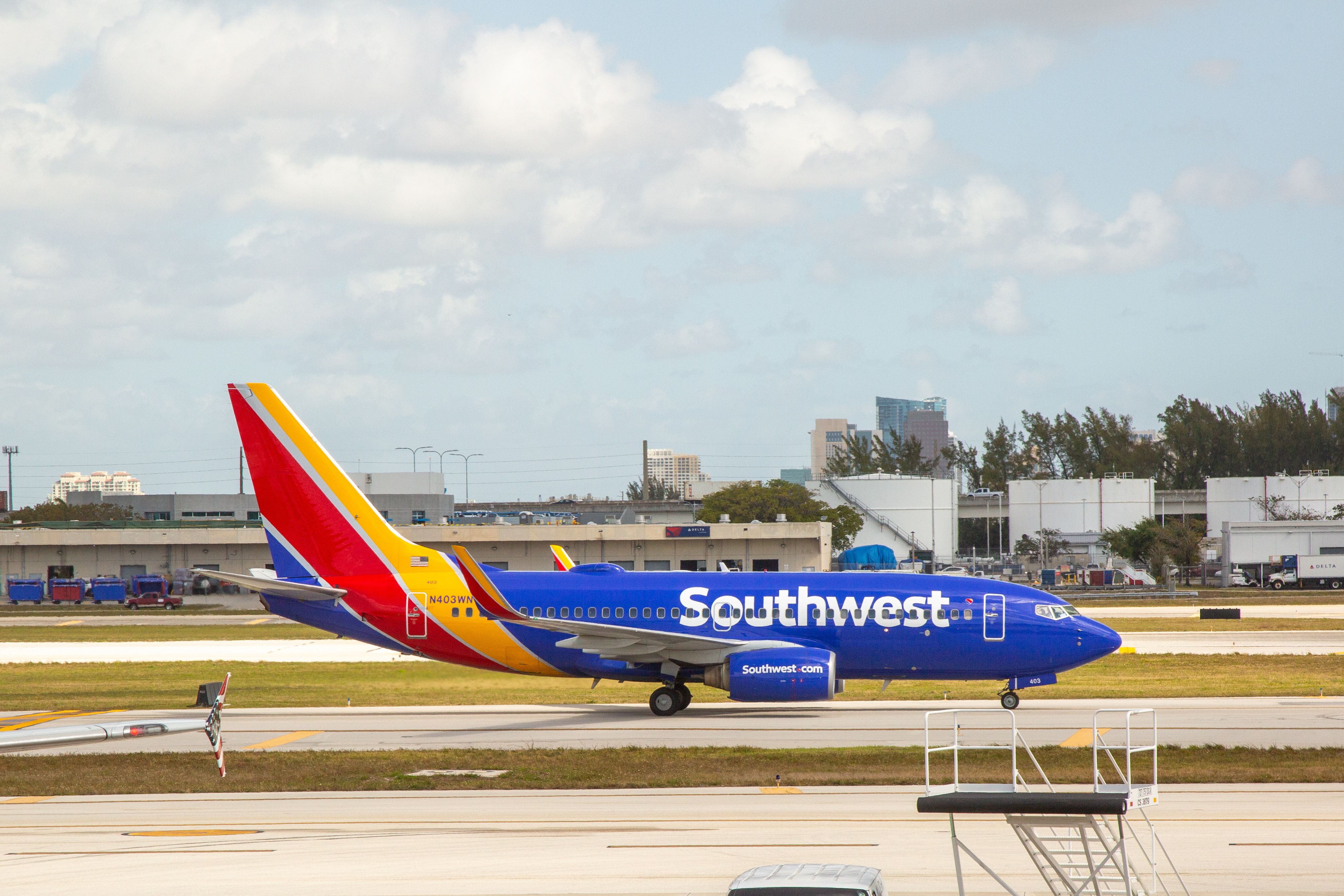 Southwest Airlines Investigates Viral Video Capturing Passenger Inside Boeing 737-700 Overhead Compartment