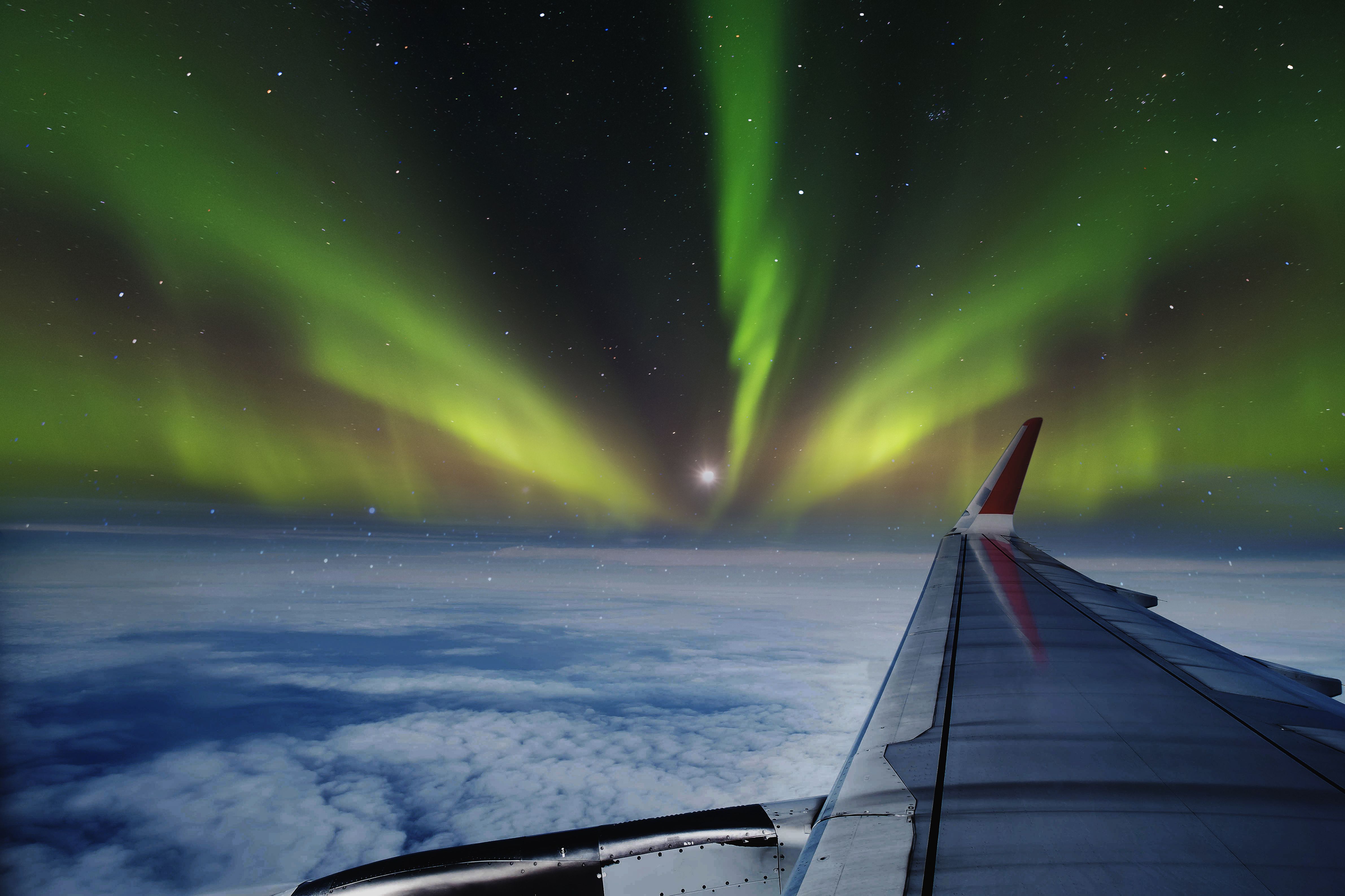 Dazzling Display: Passengers Capture Breathtaking Inflight Photos Of The Northern Lights