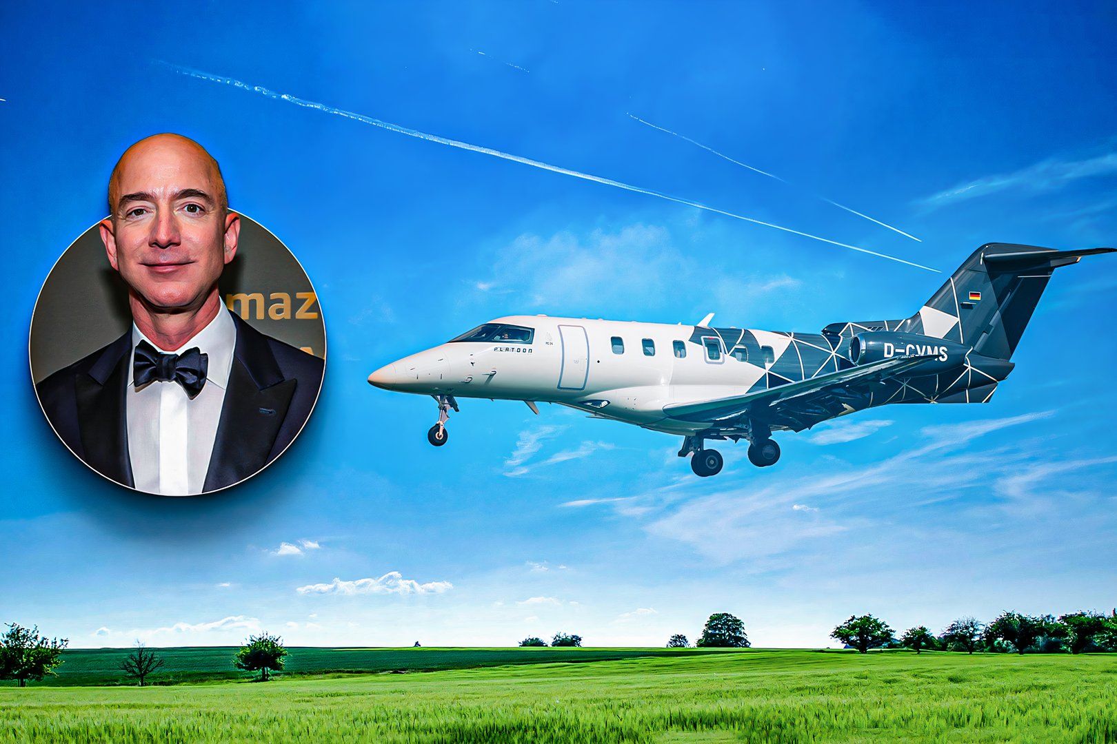Jeff Bezos' Newest Private Jet: The Pilatus PC-24