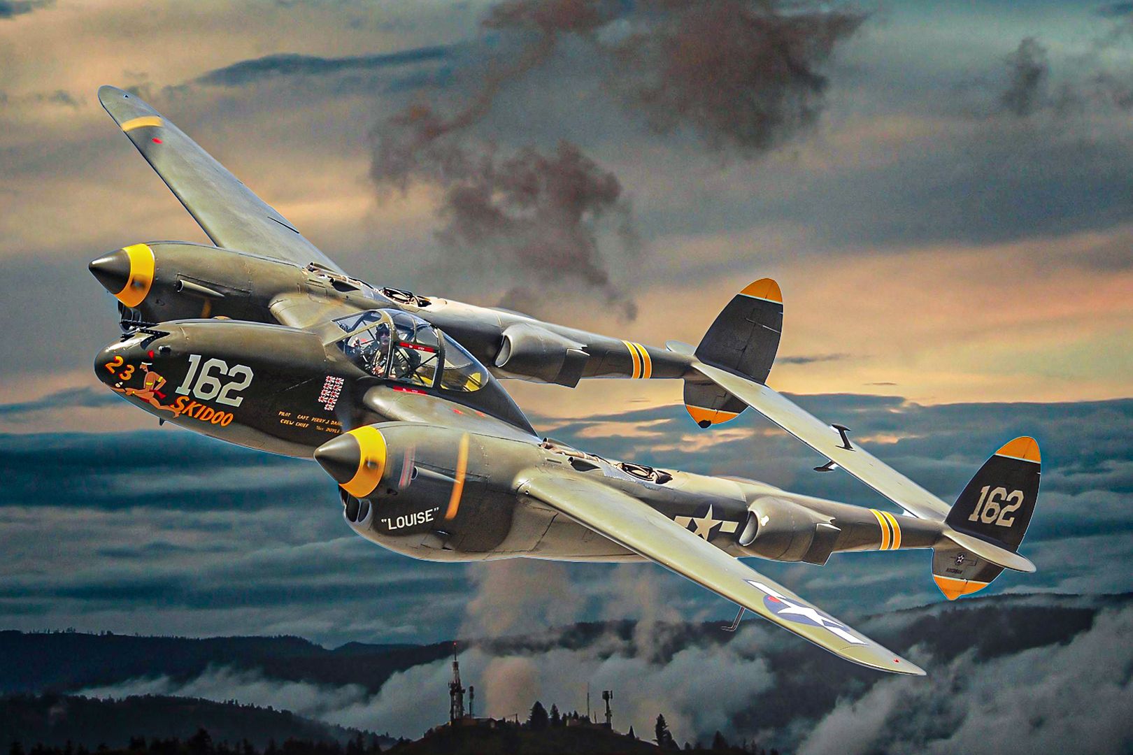 WWII: The Only American Pilot To Defect Stole P-38 Lightning & Headed For Milan