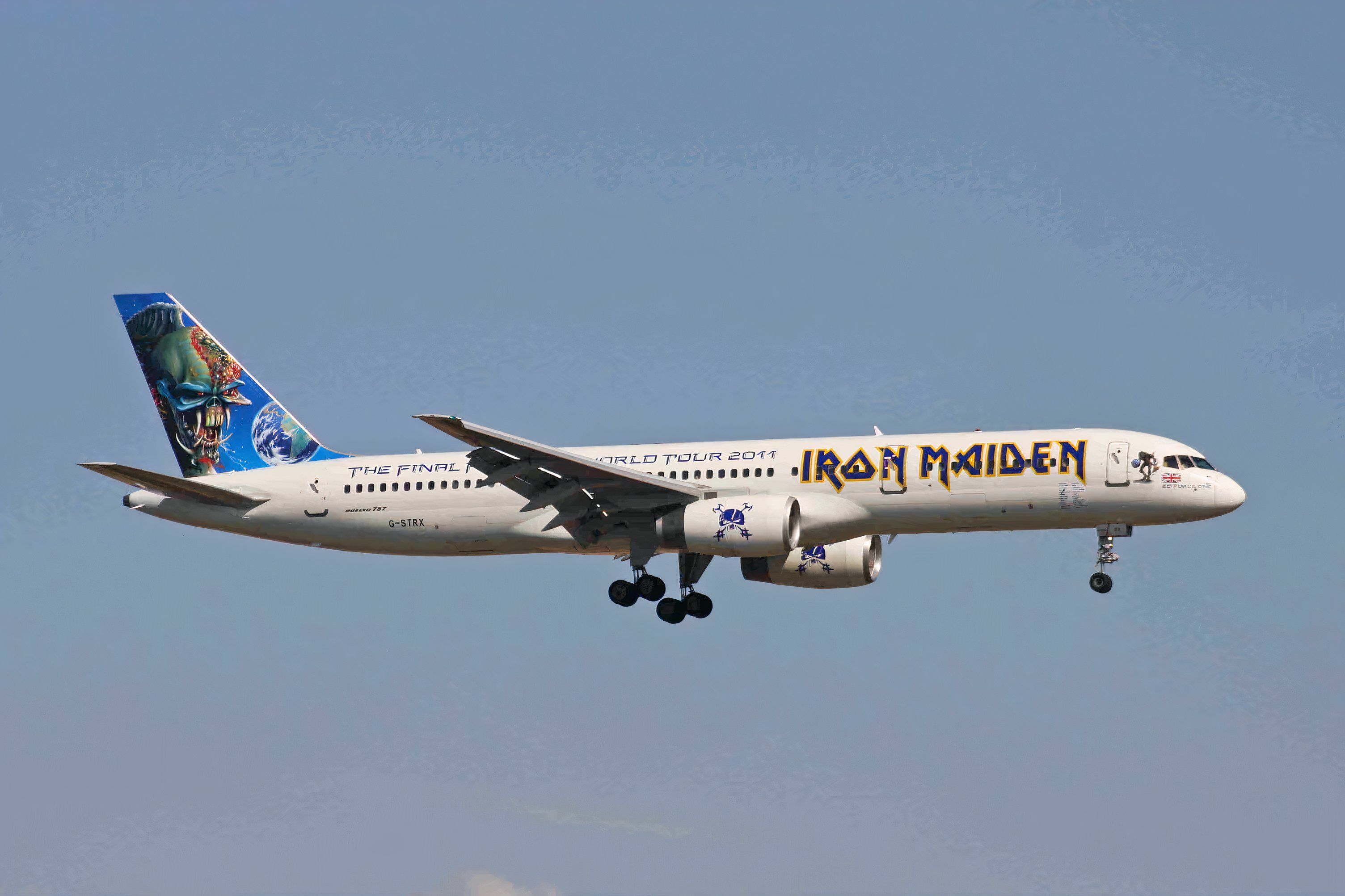 航空機・ヘリコプター IRON MAIDEN 08 world tour Boeing 757-200 IRON MAIDEN 08 world tour Boeing 757-200