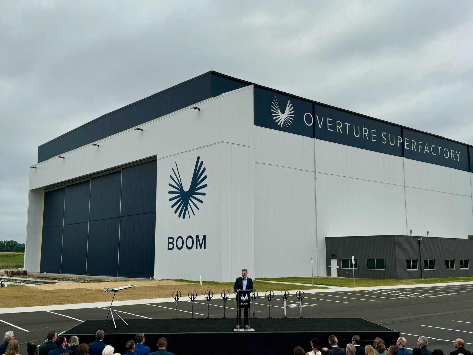 Boom Supersonic Unveils Overture Superfactory In North Carolina