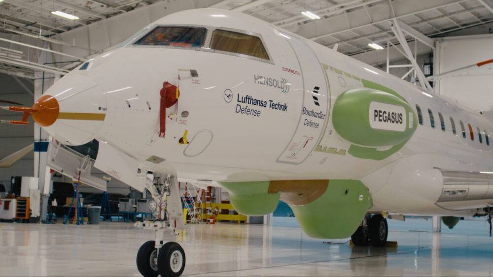 Bombardier Reveals Its Upgraded Global 6000 For The German Defense Program PEGASUS