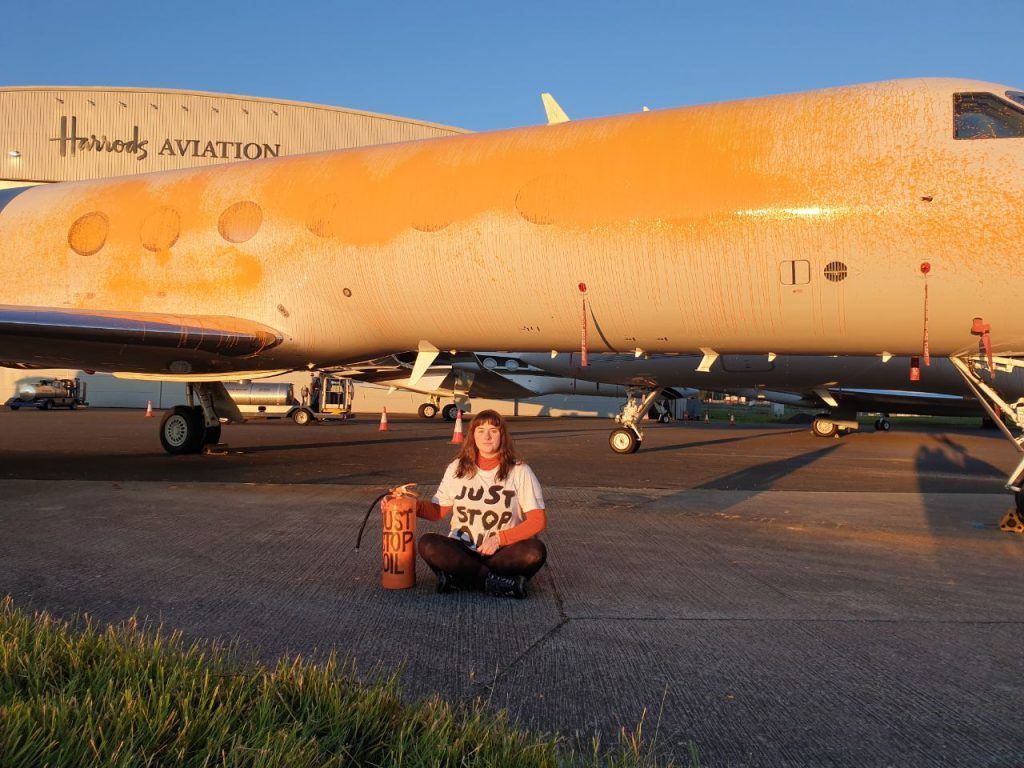 Taylor Swift's Private Jet Escapes Damage As Just Stop Oil Protestors Vandalize Planes In London