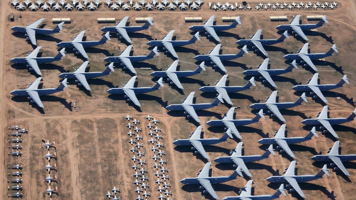 The Largest Aircraft Graveyards In The United States, image size:1200x675