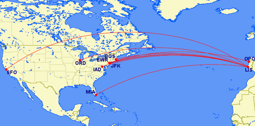 TAP Marks 5 Years Of Flights To 3 US Destinations
