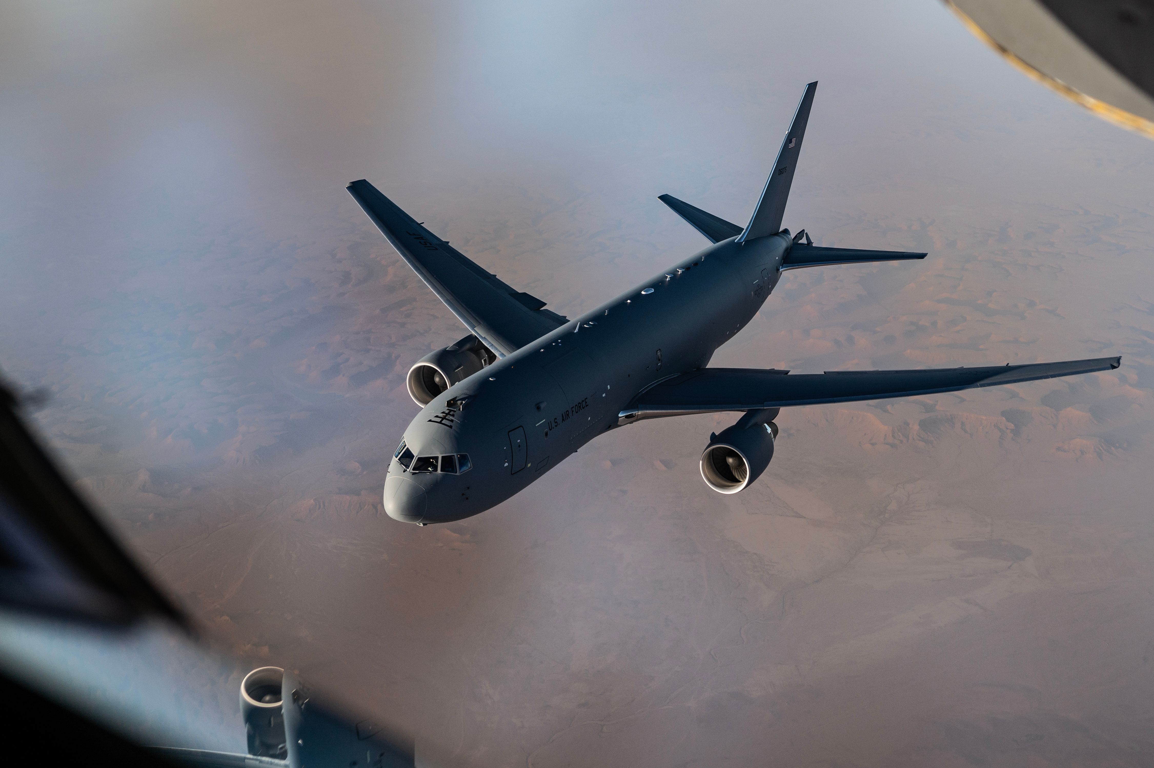 US Air Force Aerial Refueling KC-46A Pegasus Makes 1st Around The World 45-Hour Flight