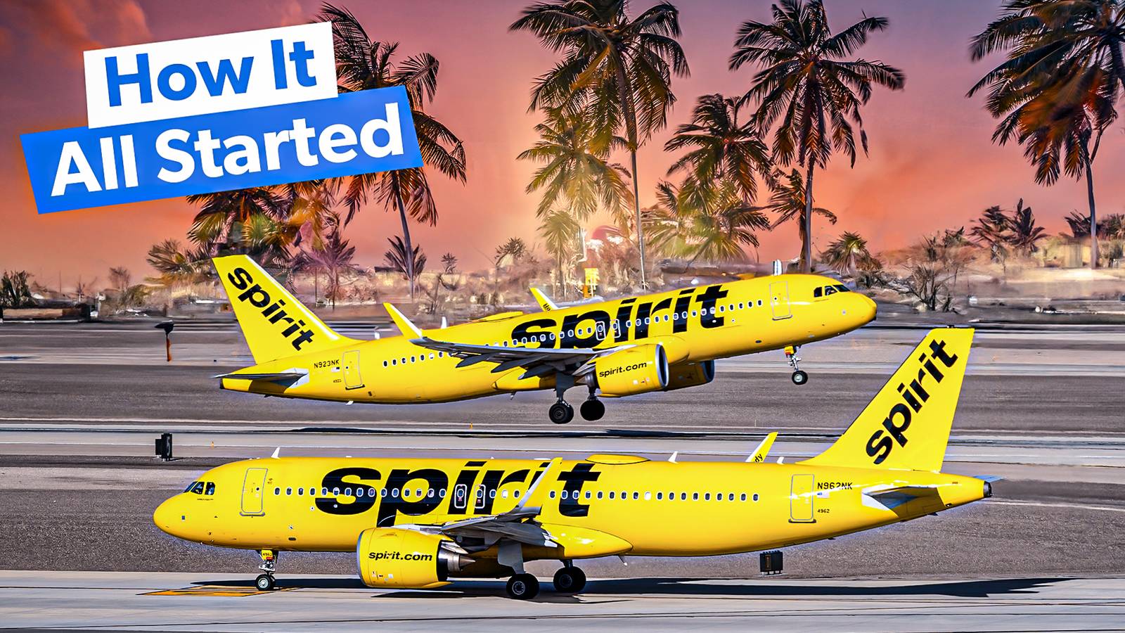 Did You Know Spirit Airlines Began Life As An International Charter Carrier?