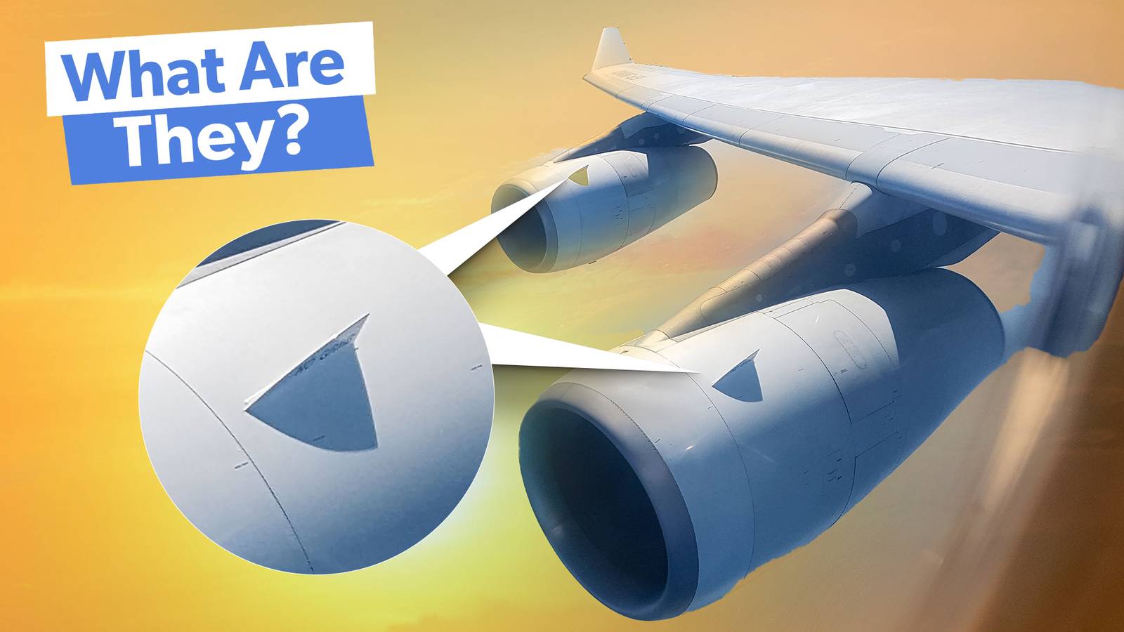 What Are The Tiny Wings On The Side Of Aircraft Engines?