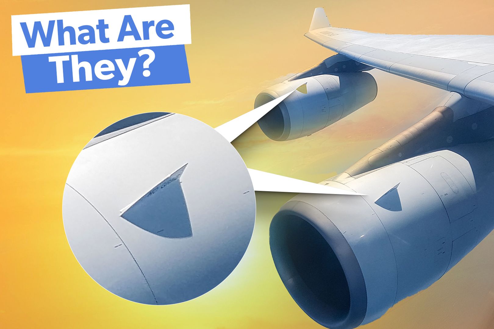 What Are The Tiny Wings On The Side Of Aircraft Engines?