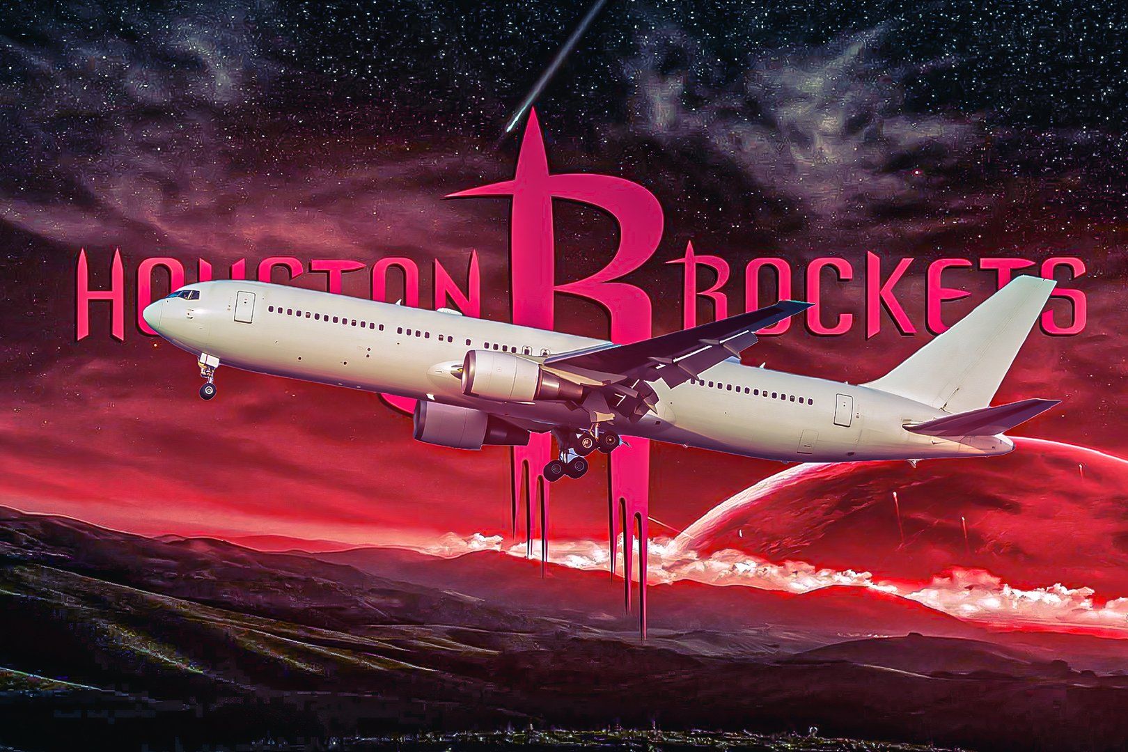 What Aircraft Do The Houston Rockets Fly?