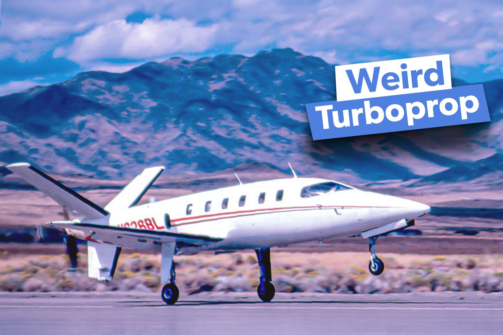 Weird Turboprop: The Bizarre Looking LearAvia Lear Fan 2100