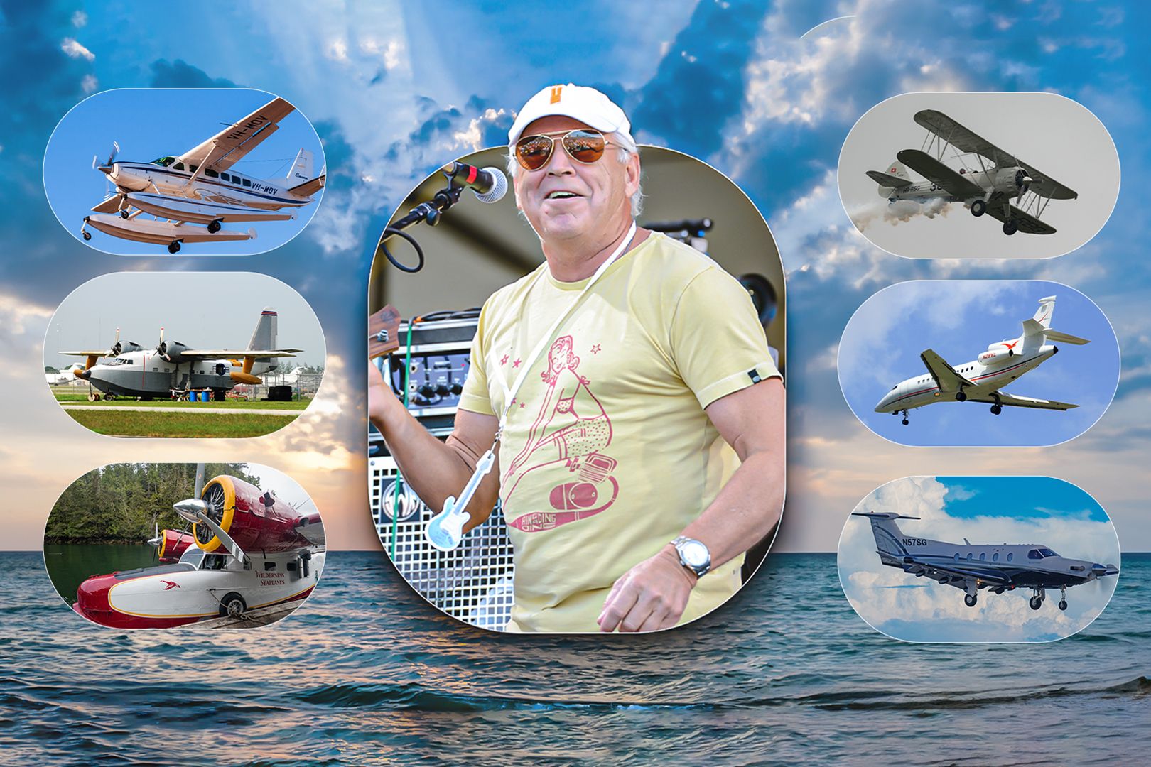 Looking Back At Jimmy Buffett's Private Aircraft Collection