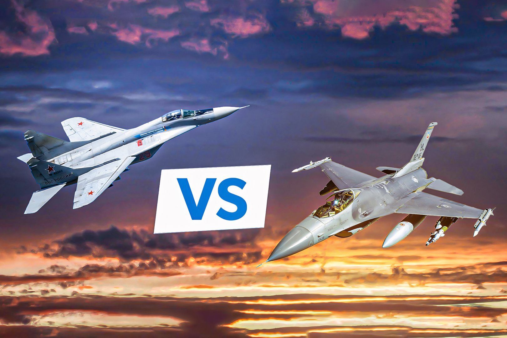 F-16 Viper Vs MiG-29: A Battle of Multirole Fighters