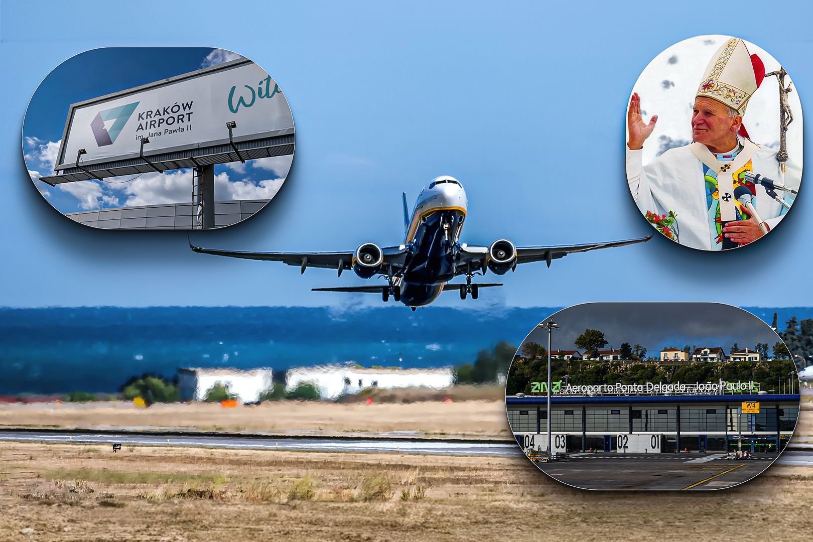 Which Airports Are Named After Pope John Paul II?