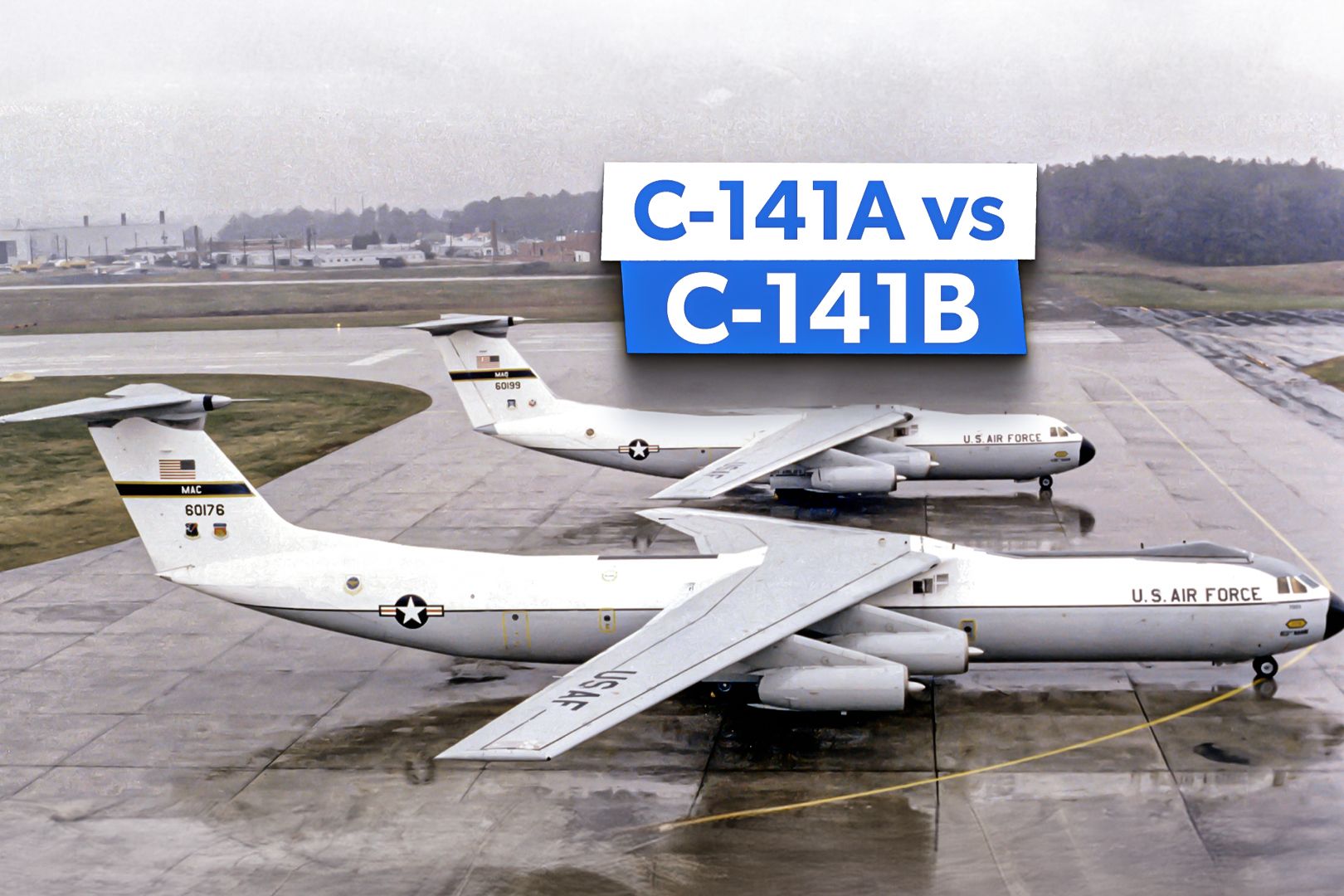 What Were the Key Differences Between The USAF's C-141A & C-141B Starlifter Variants?