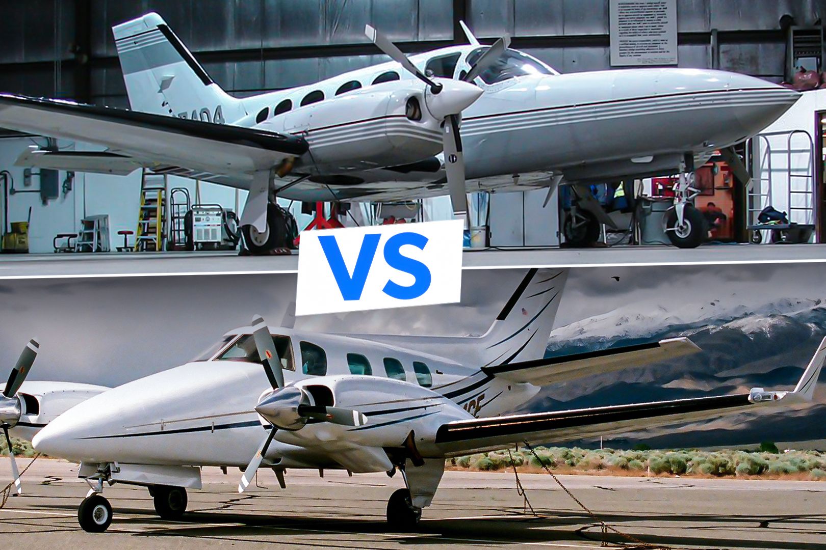 Twin Engines: The Beechcraft Duke Vs. The Cessna Golden Eagle