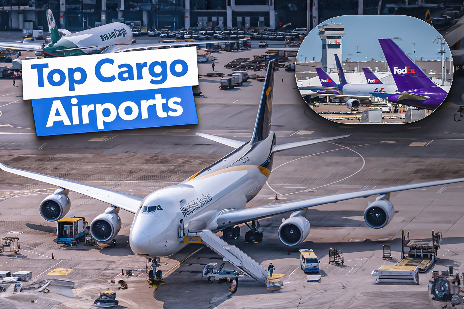 Top 5: The World's Busiest Cargo Airports By Metric Tonnes Processed