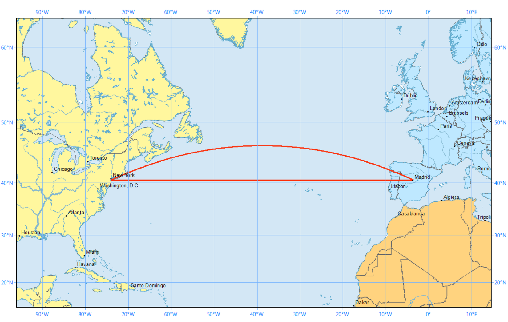 Why Aircraft Don’t Fly In A Straight Line From Origin To Destination